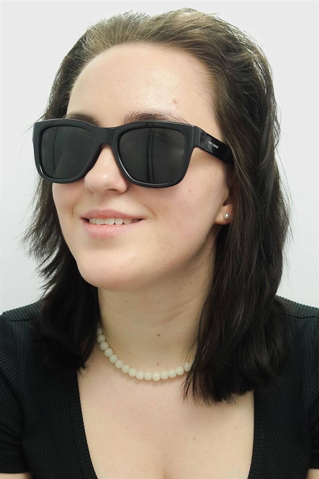 Saint Laurent Sunglasses SL674 001 Black Grey