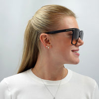 Tom Ford Sunglasses Sabrina 02 FT0764 01B Shiny Black Grey Smoke Gradient