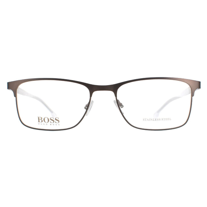 Hugo Boss Glasses Frames BOSS 0967/IT YZ4 Matte Brown Men