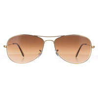 Ray-Ban Cockpit RB3362 Sunglasses Gold Brown Gradient 56