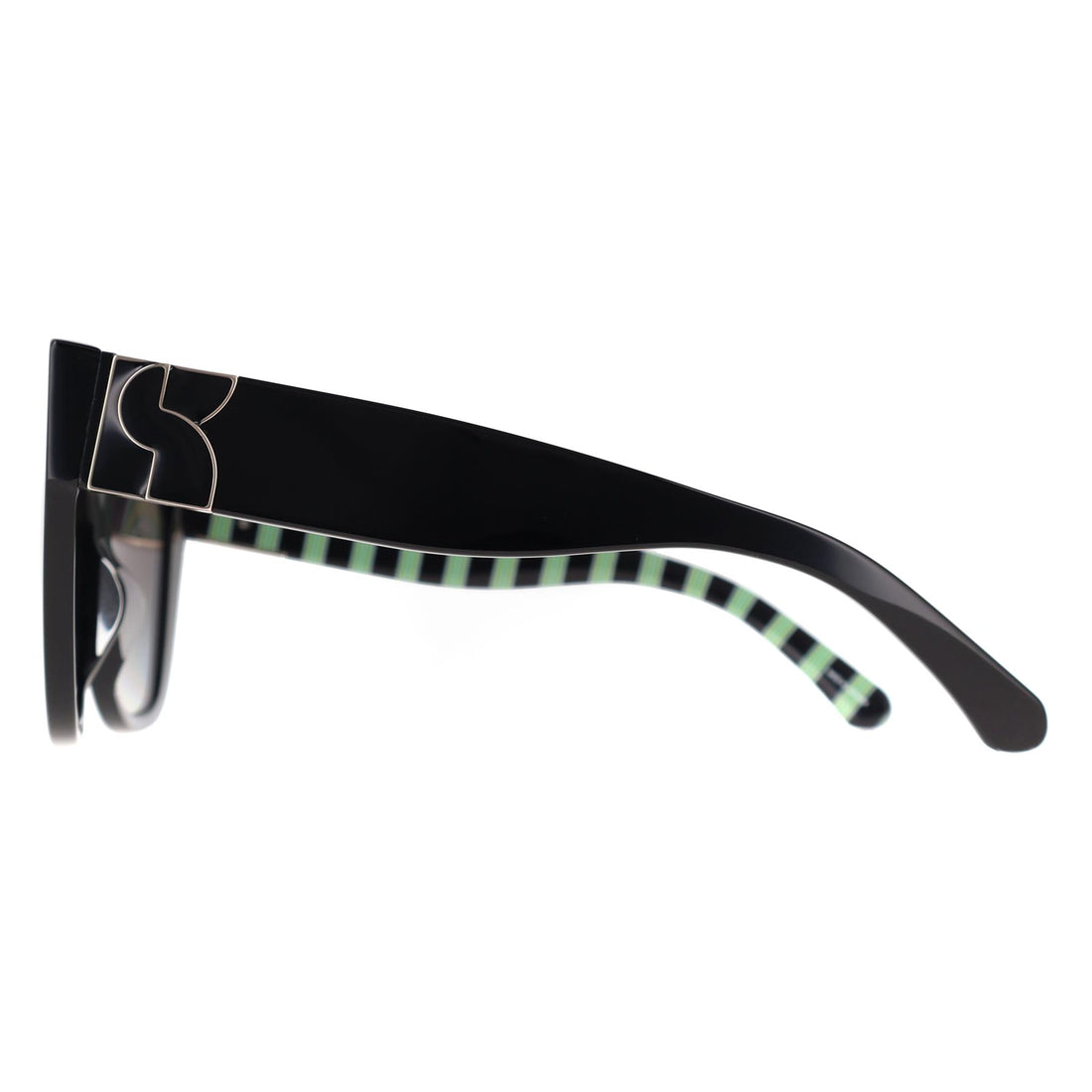 Kate Spade Sunglasses Bexley/G/S 807 WJ Black Grey Gradient Polarized
