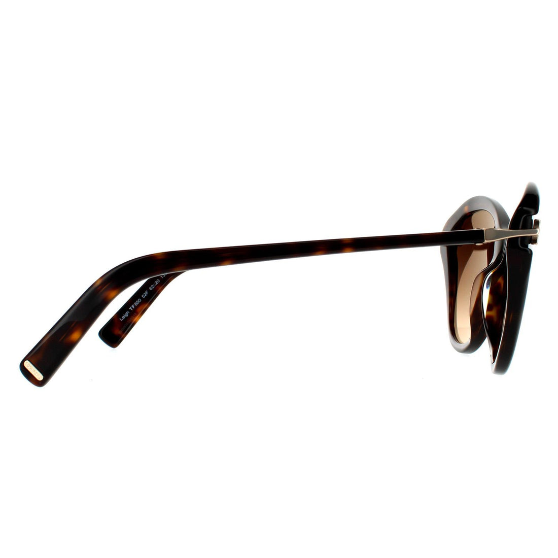 Tom Ford Sunglasses Leigh FT0850 52F Dark Havana Brown Gradient