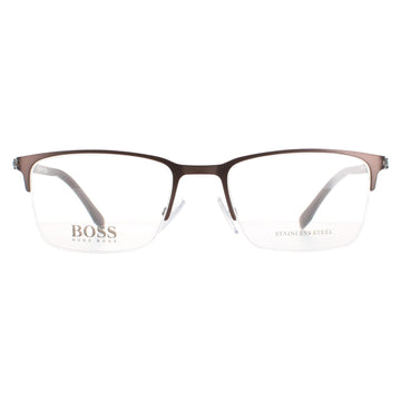 Hugo Boss Glasses Frames BOSS 1007/IT 4IN Matte Brown Men