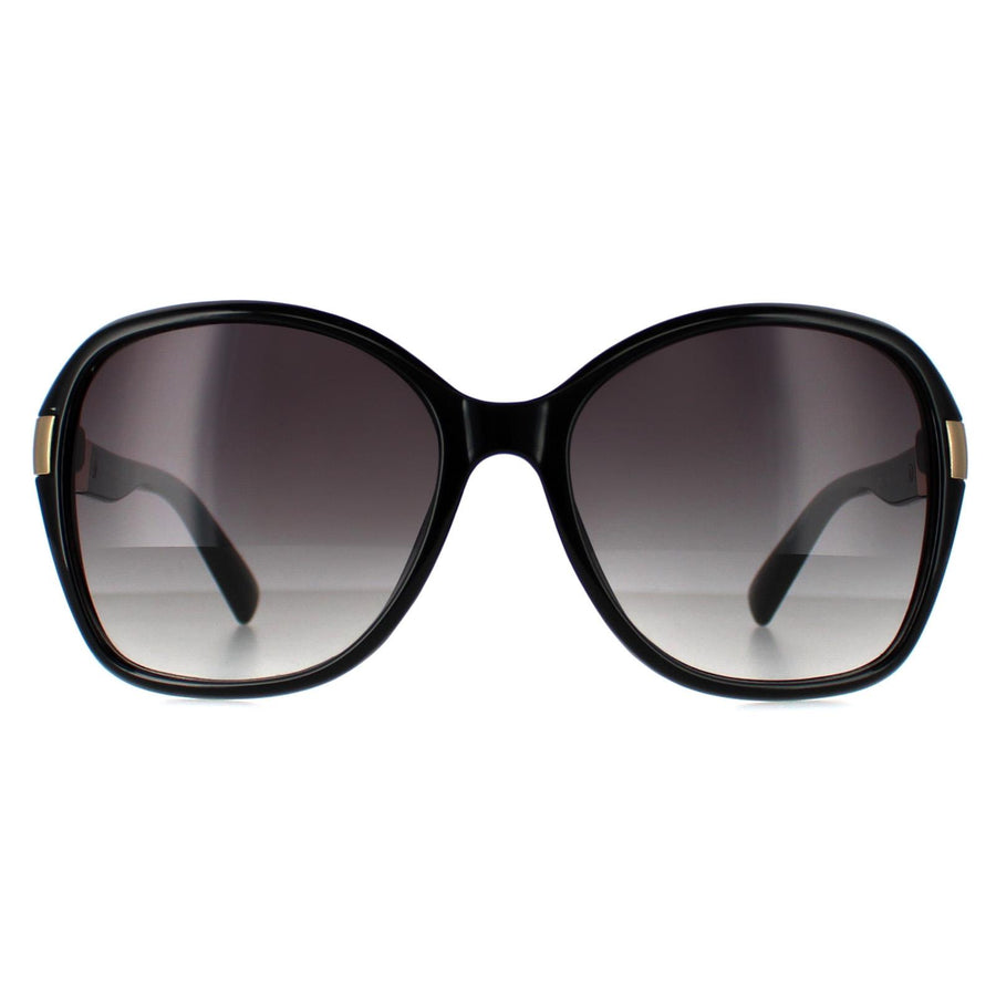 Guess Sunglasses GF0371 01B Shiny Black Smoke Gradient