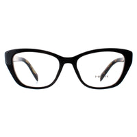 Prada Eyeglasses PR19WV 1AB1O1 Black Women