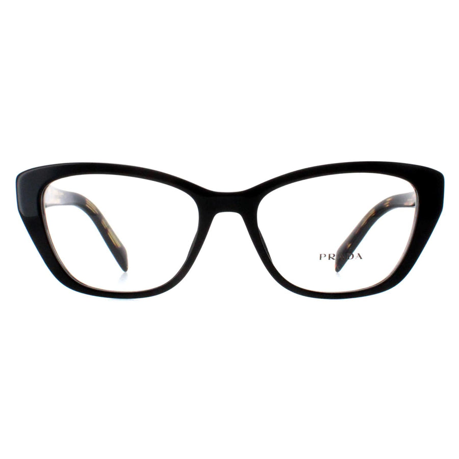 Prada Eyeglasses PR19WV 1AB1O1 Black Women
