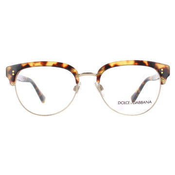 Dolce & Gabbana DG 3270 Glasses Frames Light Havana Pale Gold