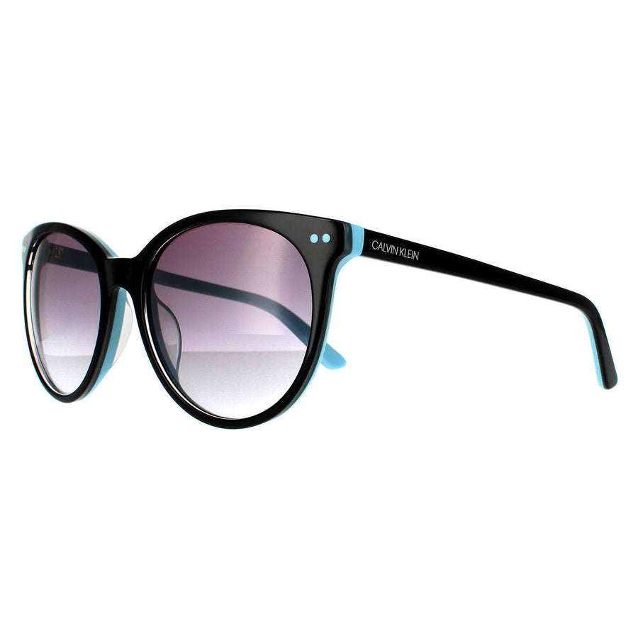Calvin Klein Sunglasses CK18509S 004 Black Light Blue Graduated Grey