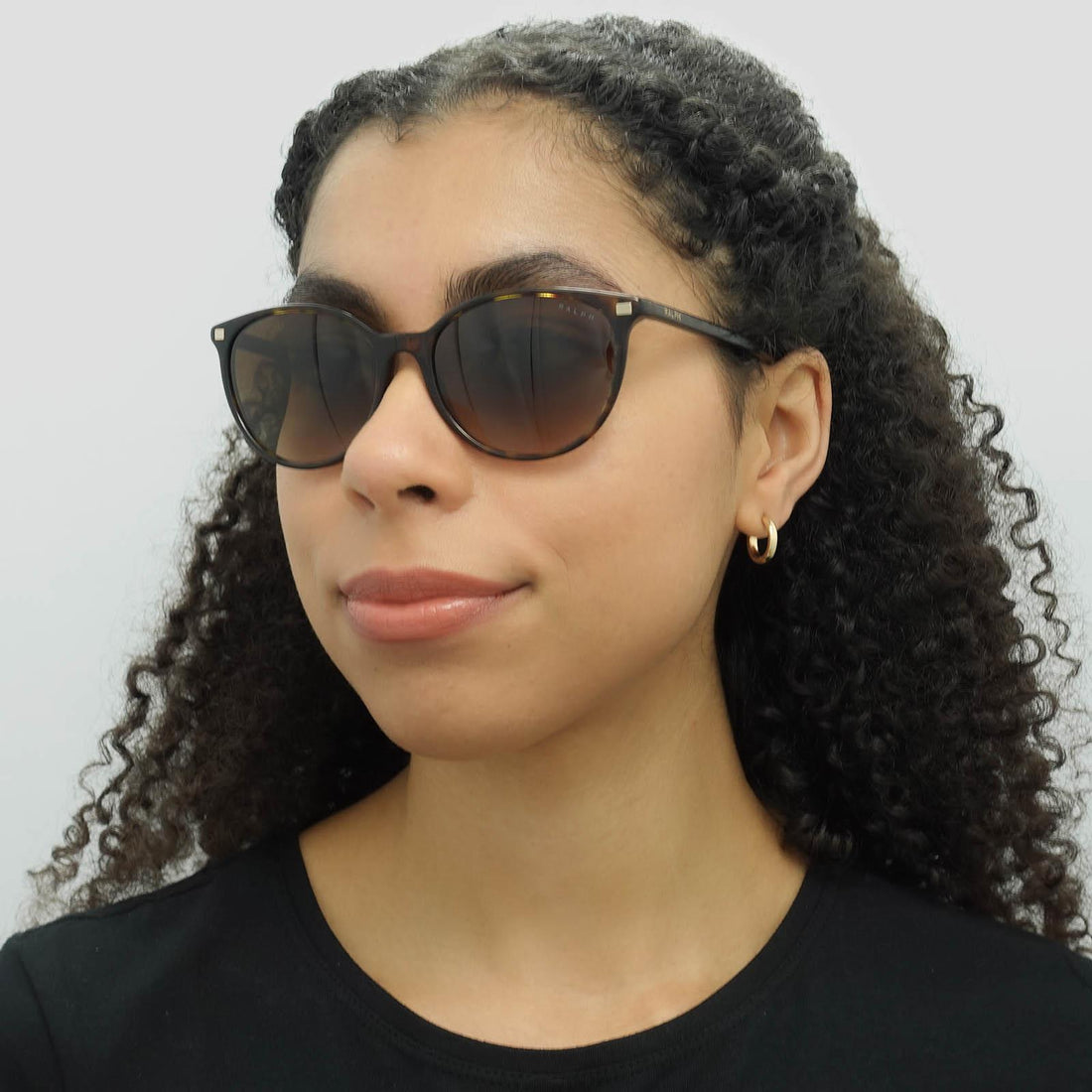 Ralph by Ralph Lauren Sunglasses RA5296 500313 Shiny Dark Havana Brown Gradient