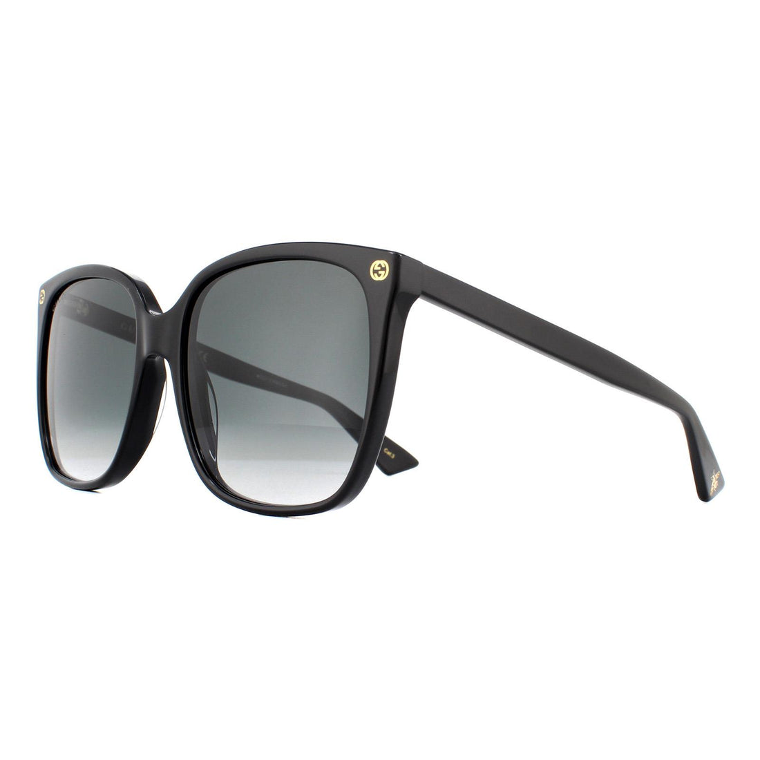 Gucci Sunglasses GG0022S 001 Black Grey Gradient