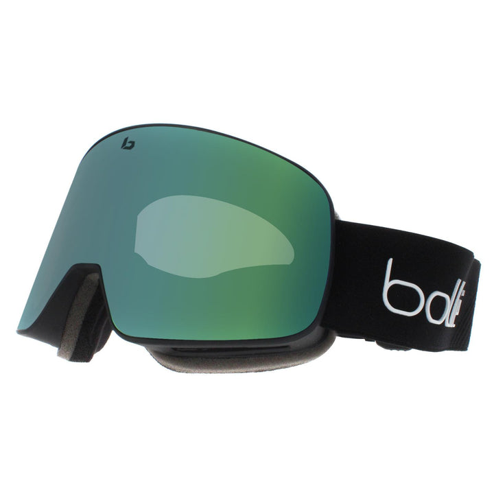 Bolle Ski Goggles Nevada BG096009 Matte Black Corp Phantom Green Emerald Photochromic