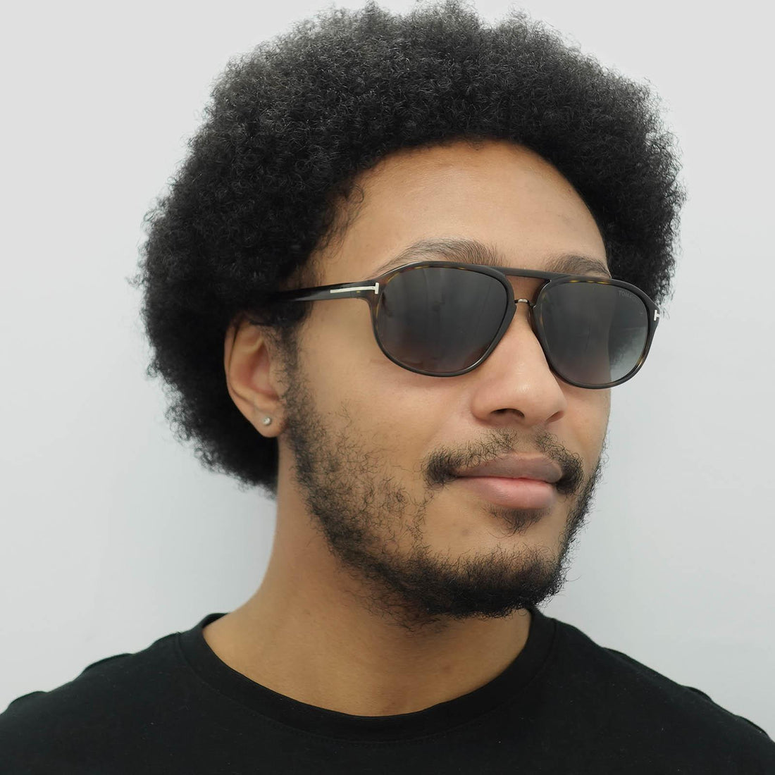 Tom Ford Sunglasses 0447 Jacob 52B Dark Havana Smoke Grey Gradient