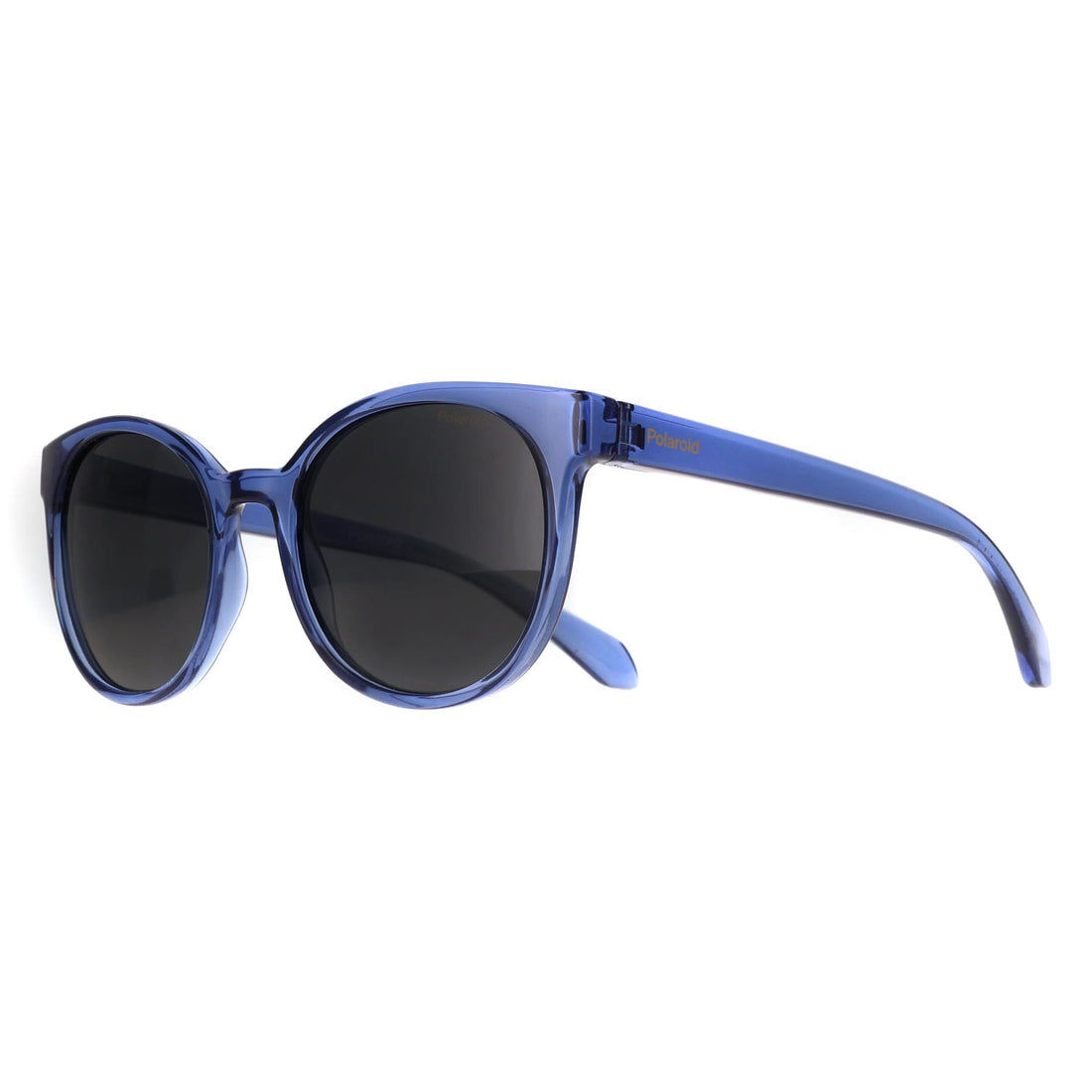 Polaroid Kids Sunglasses PLD 8076/S B3V M9 Transparent Violet Grey Polarized