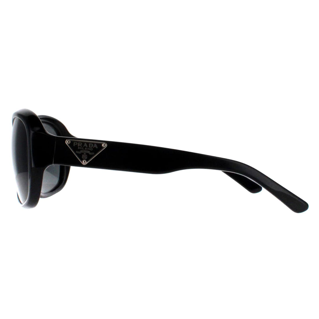 Prada Sunglasses PR10MS 1AB1A1 Gloss Black Grey