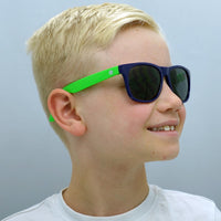 Smarty Sunglasses X2133 C Blue Neon Green Grey