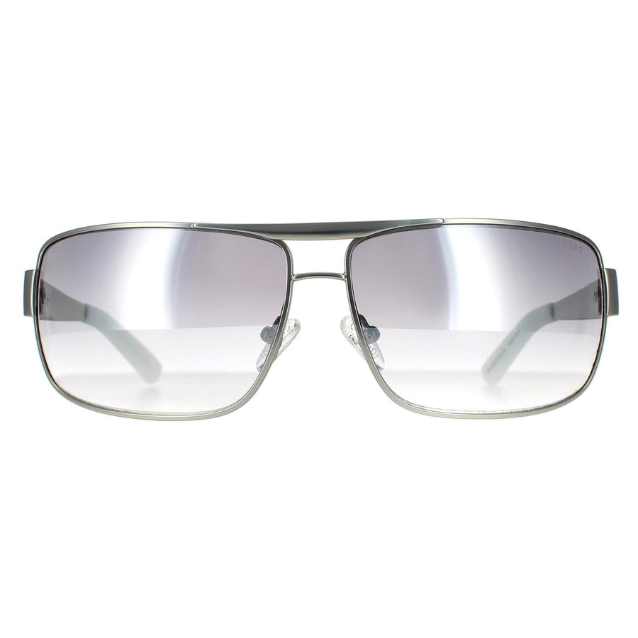 Guess Sunglasses GU6954 11C Matte Light Nickeltin Smoke Mirror