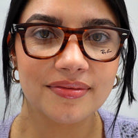 Ray-Ban Glasses Frames 4340V Wayfarer Ease 2000 Black 50mm