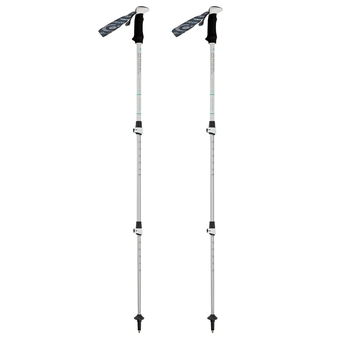 Gabel Trekking Poles Mont Blanc F.L. 4.0 White Telescopic