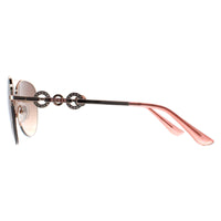Guess Sunglasses GF6171 28F Shiny Rose Gold Brown Gradient