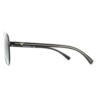 Emporio Armani Sunglasses EA2079 30018E Matte Black Green Gradient