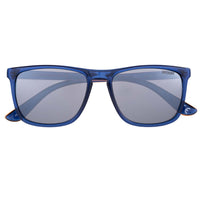 Superdry Sunglasses SDS Shockwave 185 Transparent Navy Blue Dark Grey Mirror