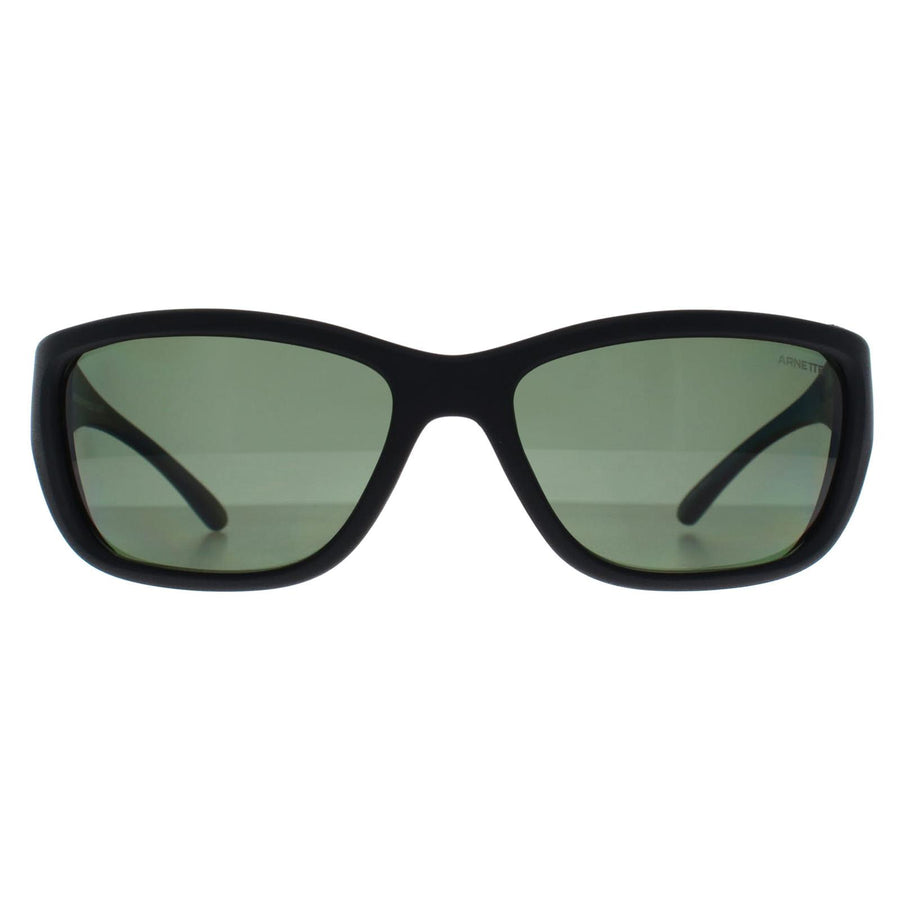 Arnette Sunglasses AN4353 Bubblewrap 29009A Matte Black Dark Green Polarized