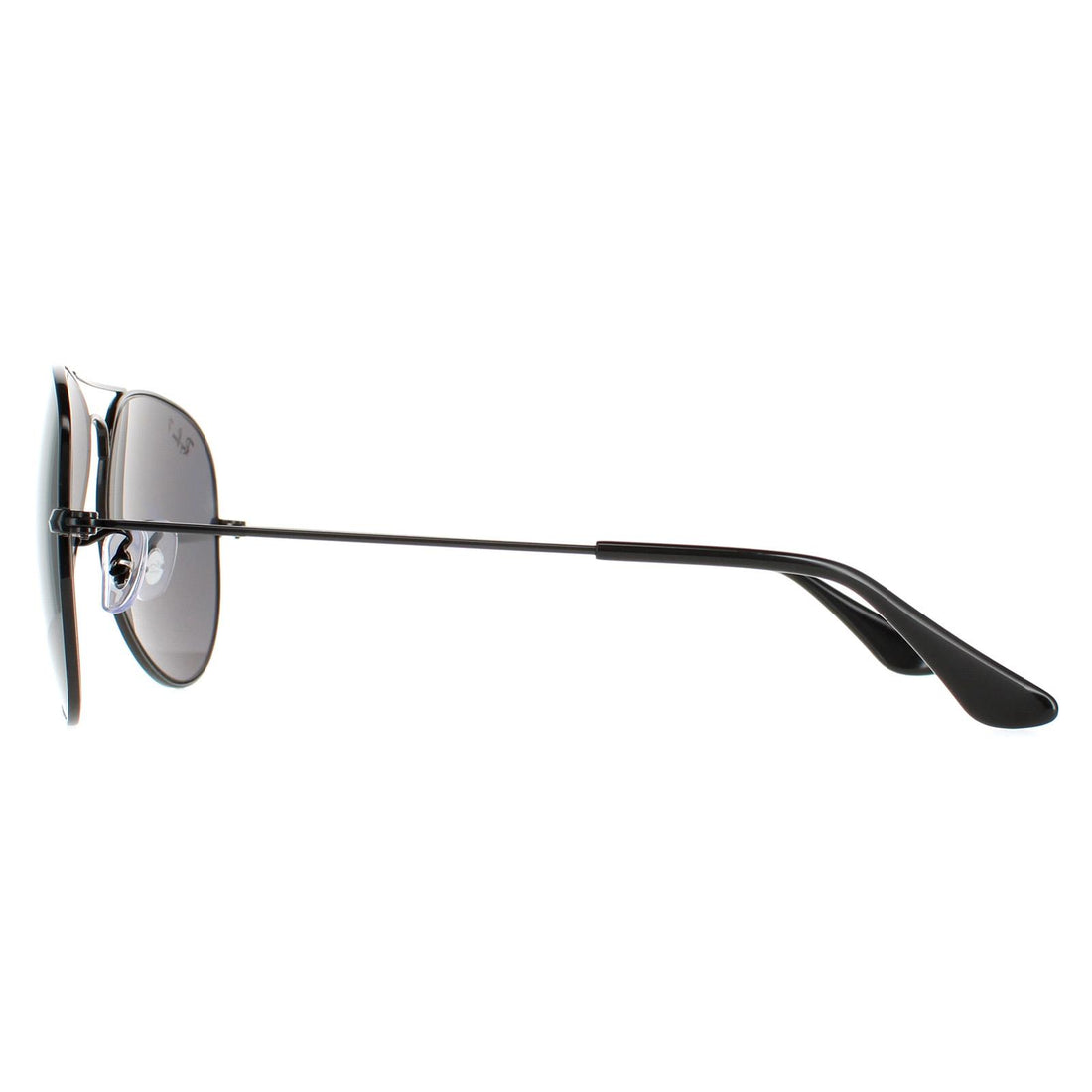 Ray-Ban Sunglasses Aviator 3025 002/48 Polished Black Black Polarized