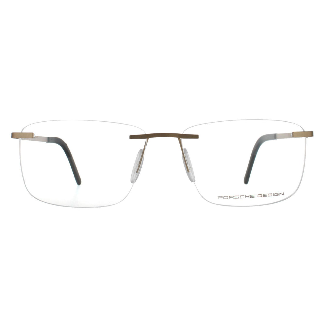 Porsche Design Glasses Frames P8321 C Gold Men