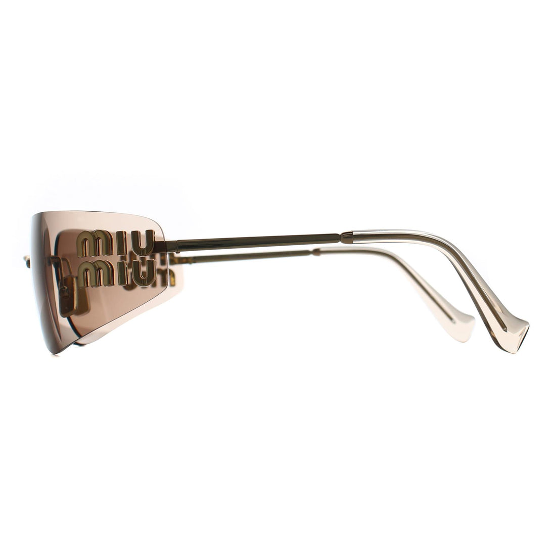 Miu Miu Sunglasses MUA51S 5AK20P Gold Bronze Mirror Gradient