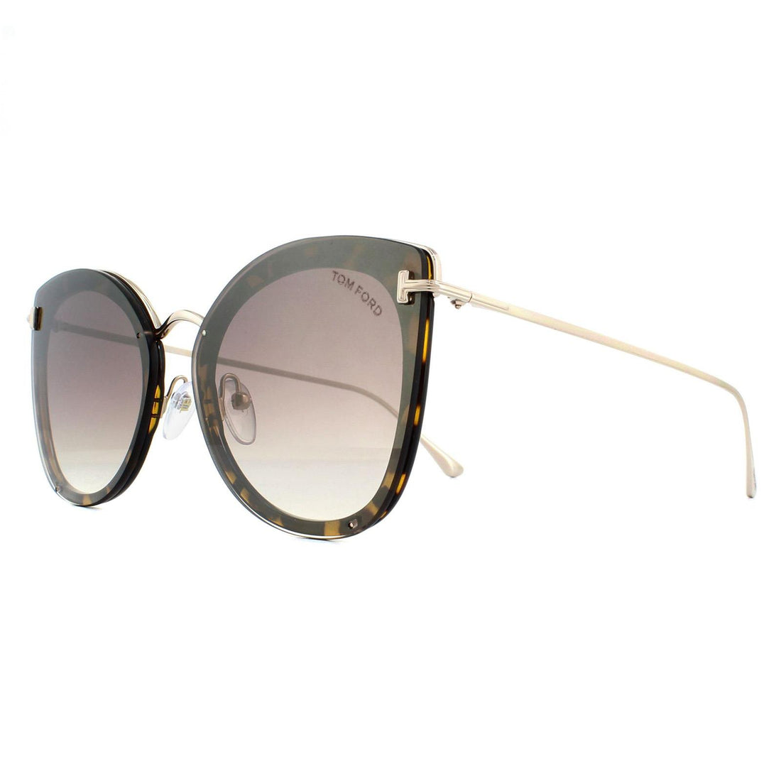 Tom Ford Sunglasses Charlotte 0657 52G Havana Gold Brown Gradient