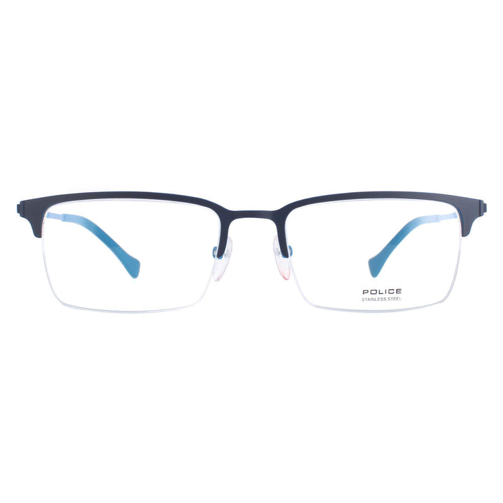 Police Score 2 VPL290 Glasses Frames Blue