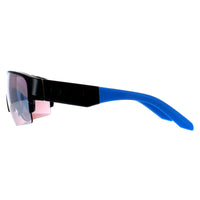 Dragon Sunglasses Tracer X 41091-001 Shiny Black Lumalens Silver Ionized & Spare