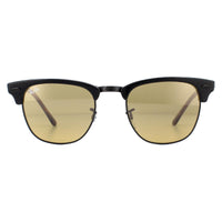 Ray-Ban Sunglasses Clubmaster RB3016 12773K Grey on Havana Brown Grey Gradient Mirror