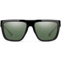 Smith Sunglasses The Comeback TAY 1H Black Pattern White ChromaPop Green