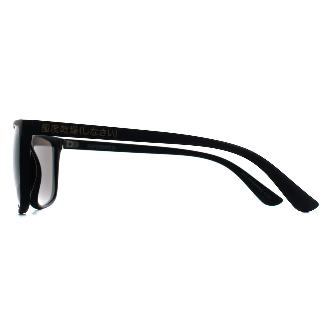 Superdry Sunglasses SDS Shockwave 127 Rubberised Matte Black Triple Fade