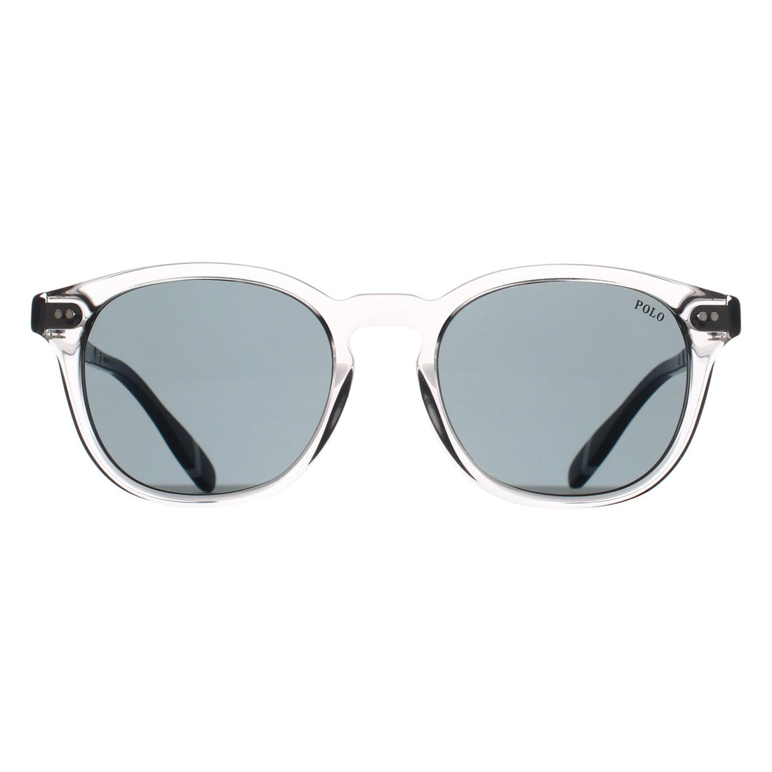 Polo Ralph Lauren Sunglasses PH4206 570487 Shiny Transparent Grey Dark Grey