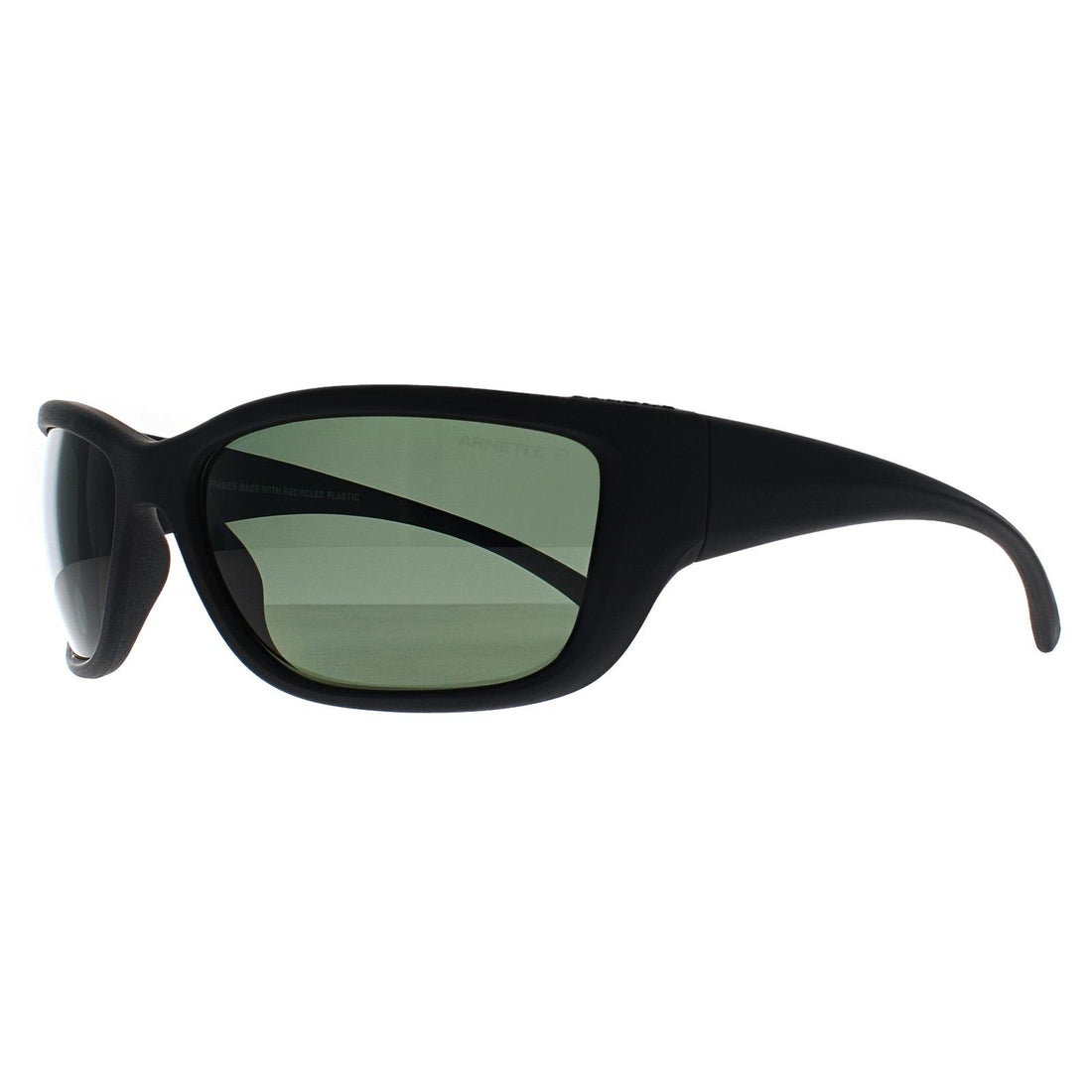 Arnette Sunglasses AN4353 Bubblewrap 29009A Matte Black Dark Green Polarized