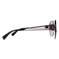 Versace Sunglasses VE2184 1414C0 Violet Dark Grey Mirrored Green