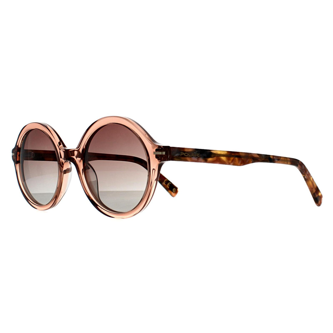 Polar Sunglasses Gold 122 COL.408 Transparent Nude Brown Brown Polarized
