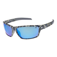 Caterpillar Sunglasses CTS-8020 119P Blue Camouflage Blue Mirror Polarized