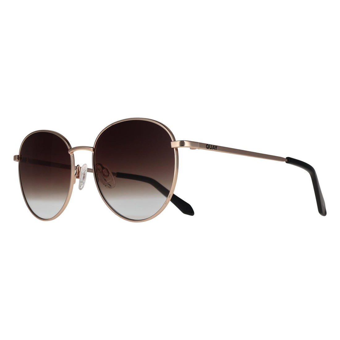 Quay Sunglasses Loop Me In 47790 Gold Brown Gradient