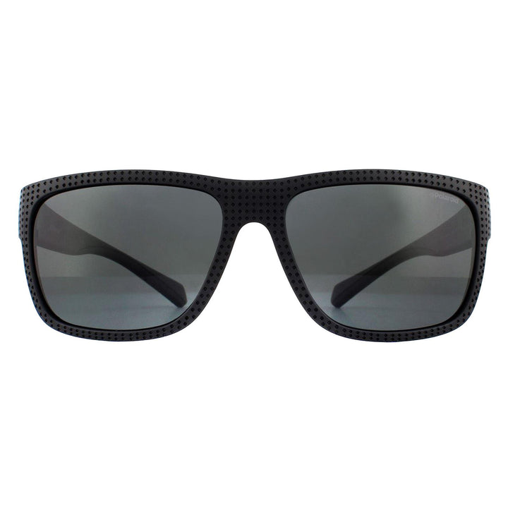 Polaroid Sport Sunglasses 7025/S 003 M9 Matte Black Grey Polarized