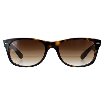 Ray-Ban Sunglasses New Wayfarer 2132 710/51 Light Havana Brown Gradient 52mm