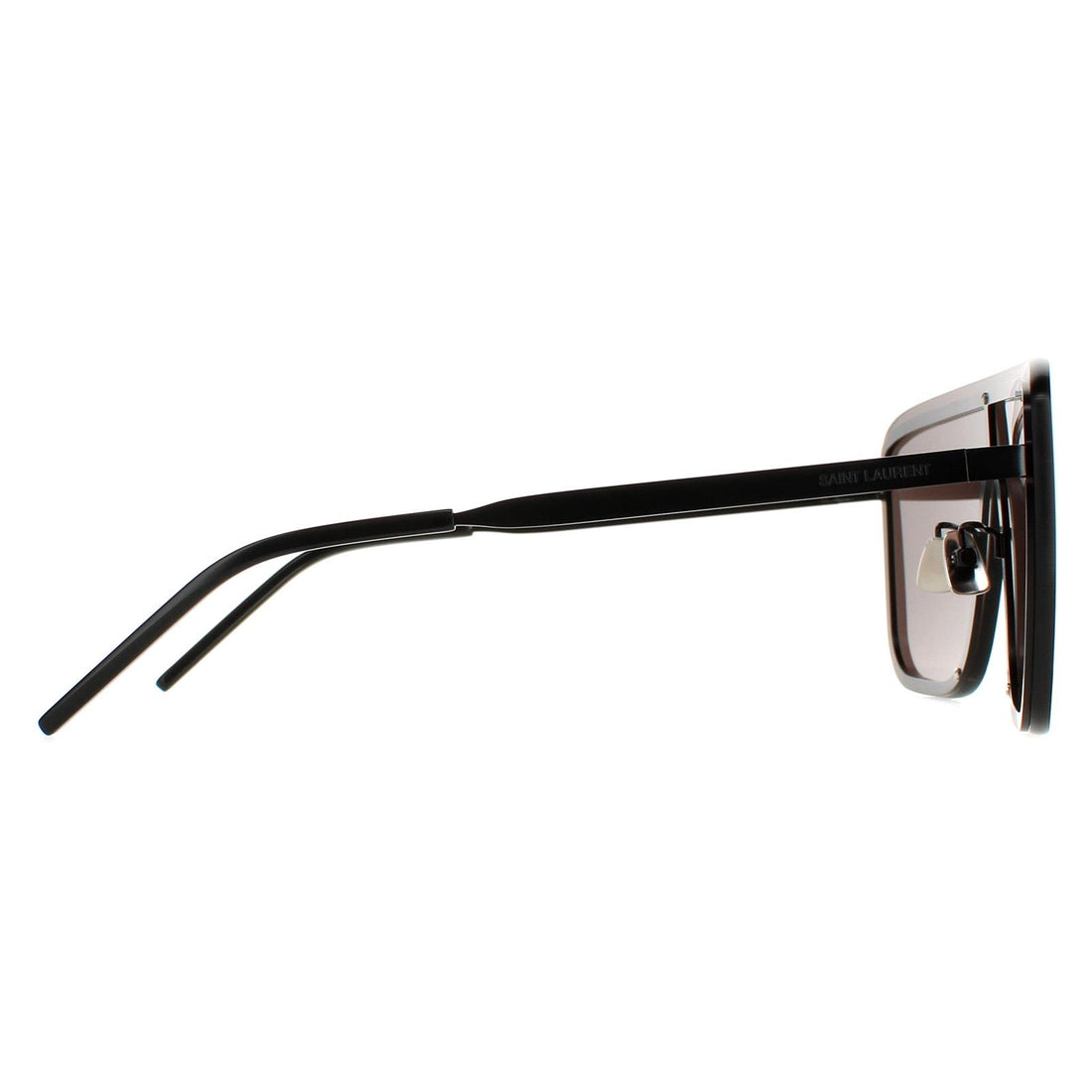 Saint Laurent Sunglasses SL364 MASK 002 Black Dark Grey