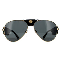 Versace VE2150Q Sunglasses Gold / Dark Grey