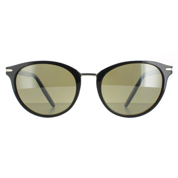 Serengeti Elyna Sunglasses Shiny Black / Mineral Polarized Green 555nm