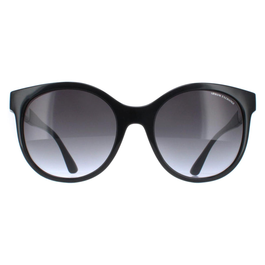 Armani Exchange Sunglasses AX4120S 81588G Shiny Black Grey Gradient