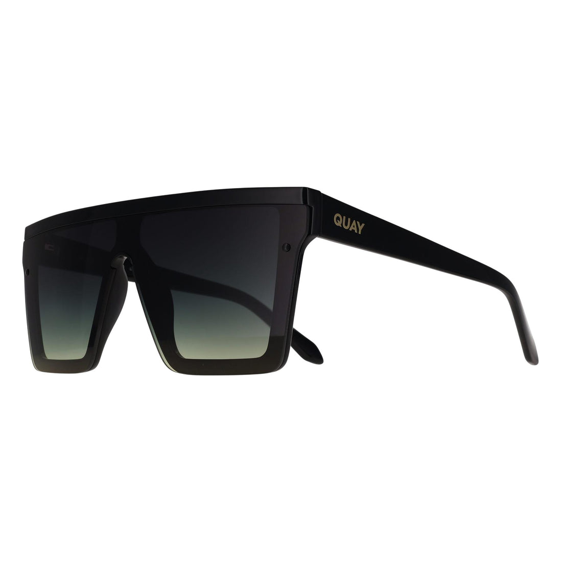 Quay Sunglasses Hindsight 13436 Black Smoke Grey