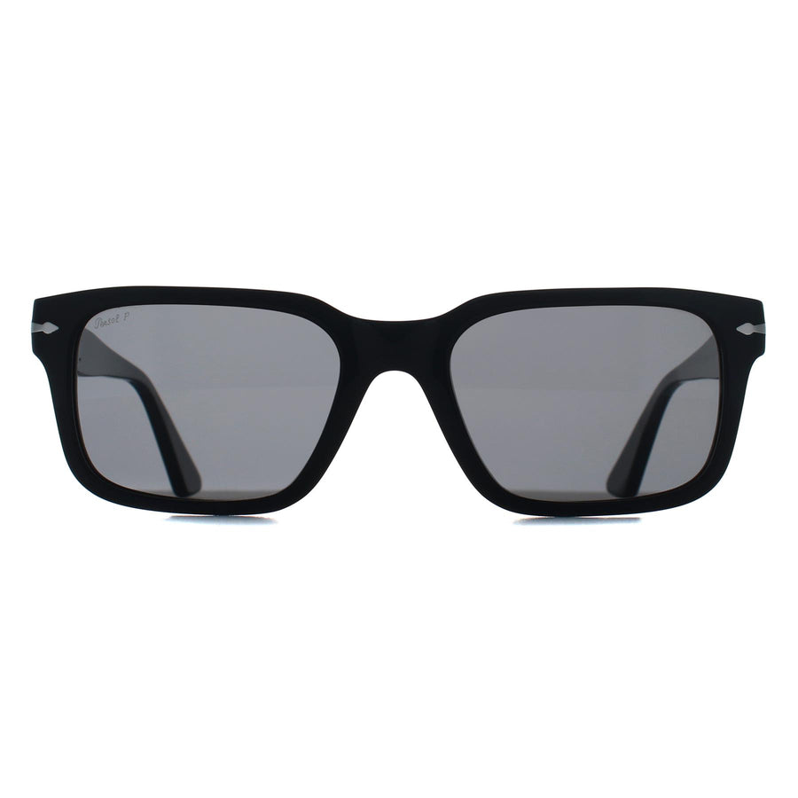 Persol ペルソル サングラス ブラック系 PO3272S ユニセックス Persol Sunglasses PO3272S 95/48 Black Polarized Dark Grey