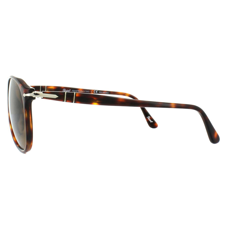 Persol Sunglasses 9649 24/57 Havana Crystal Brown Polarized